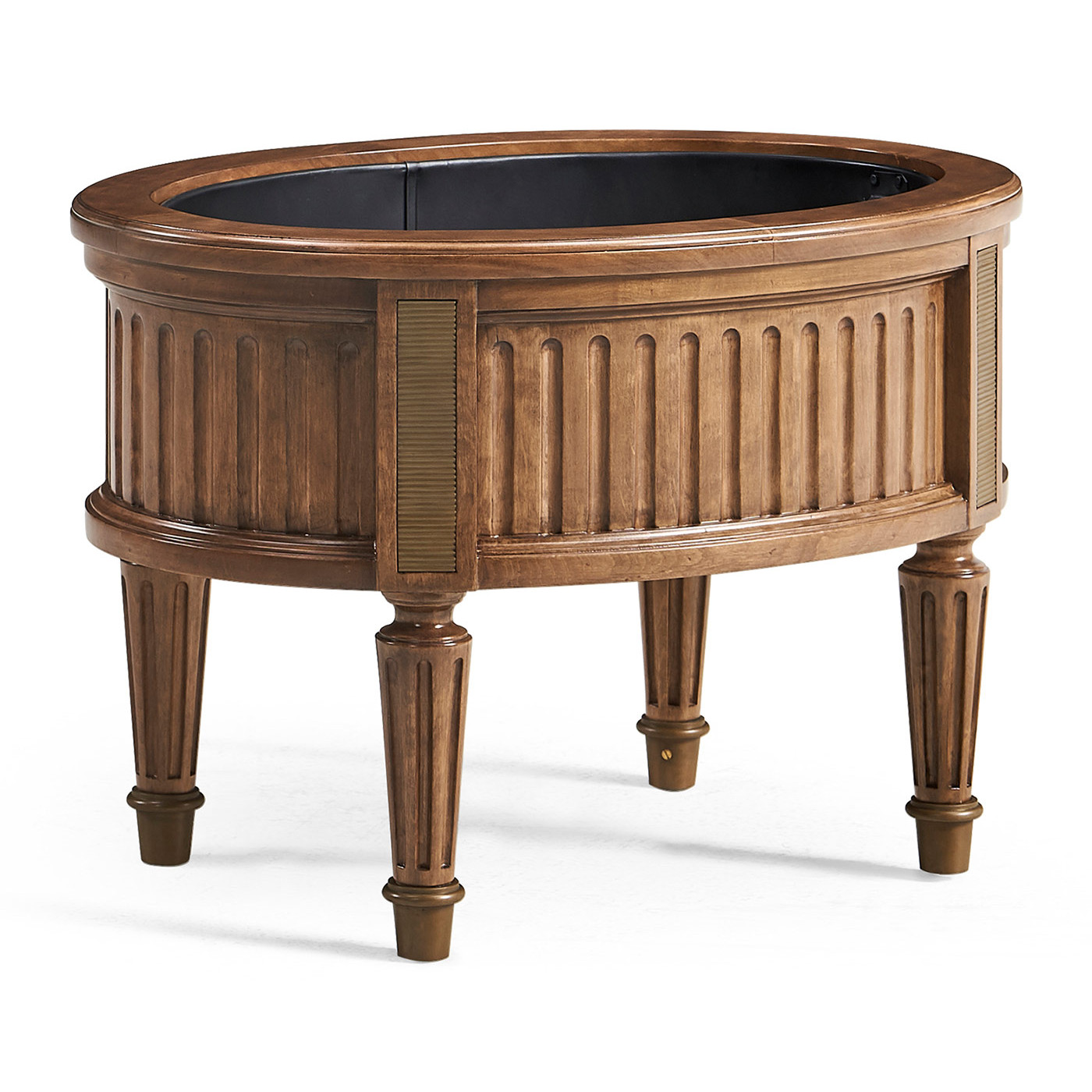 LDS Custom Oval Trough Planter - LDS Taylorsville Temple