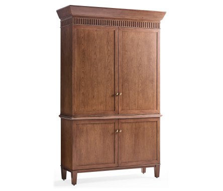 TV Armoire with pocket doors