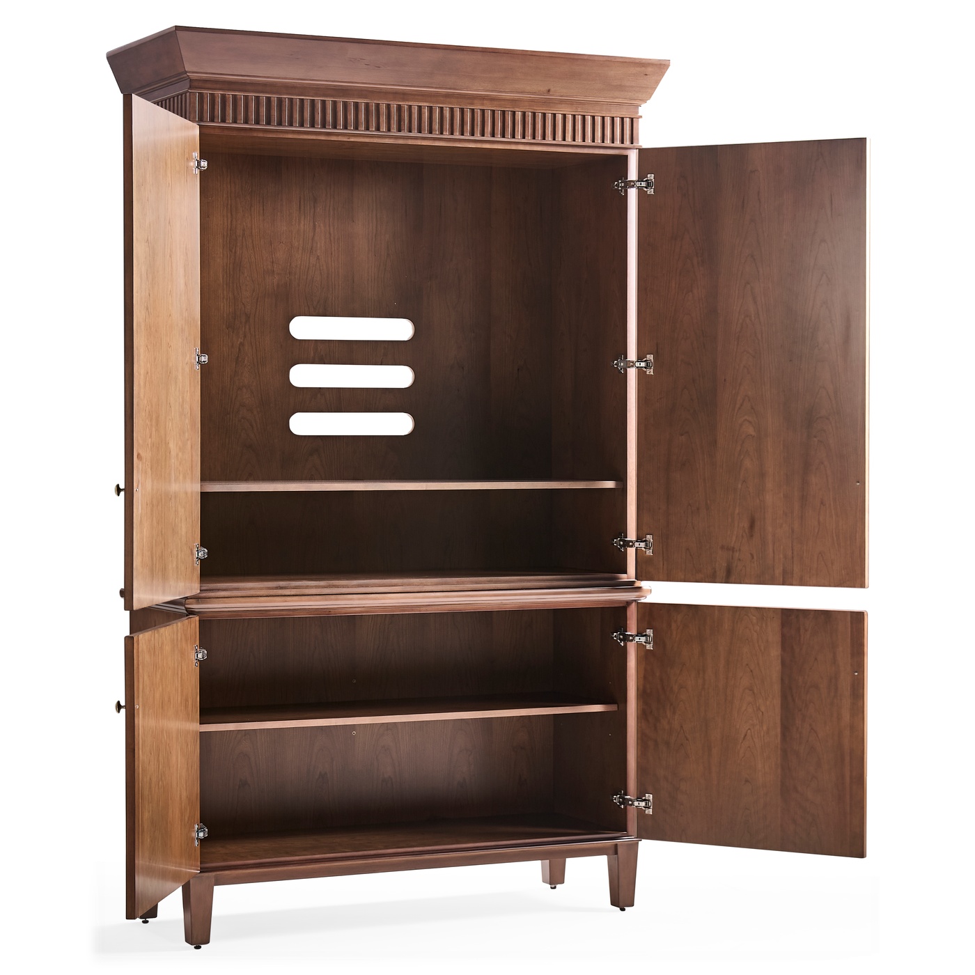 TV Armoire with pocket doors