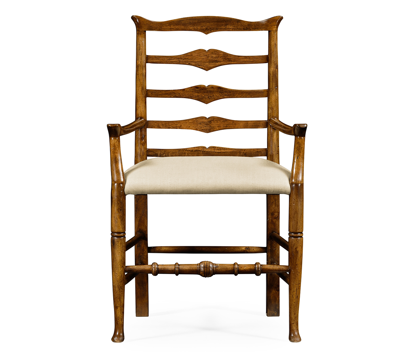 Casual Ladder Back Arm Chair