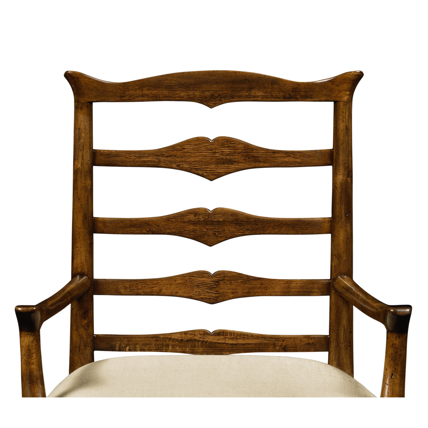 Casual Ladder Back Arm Chair