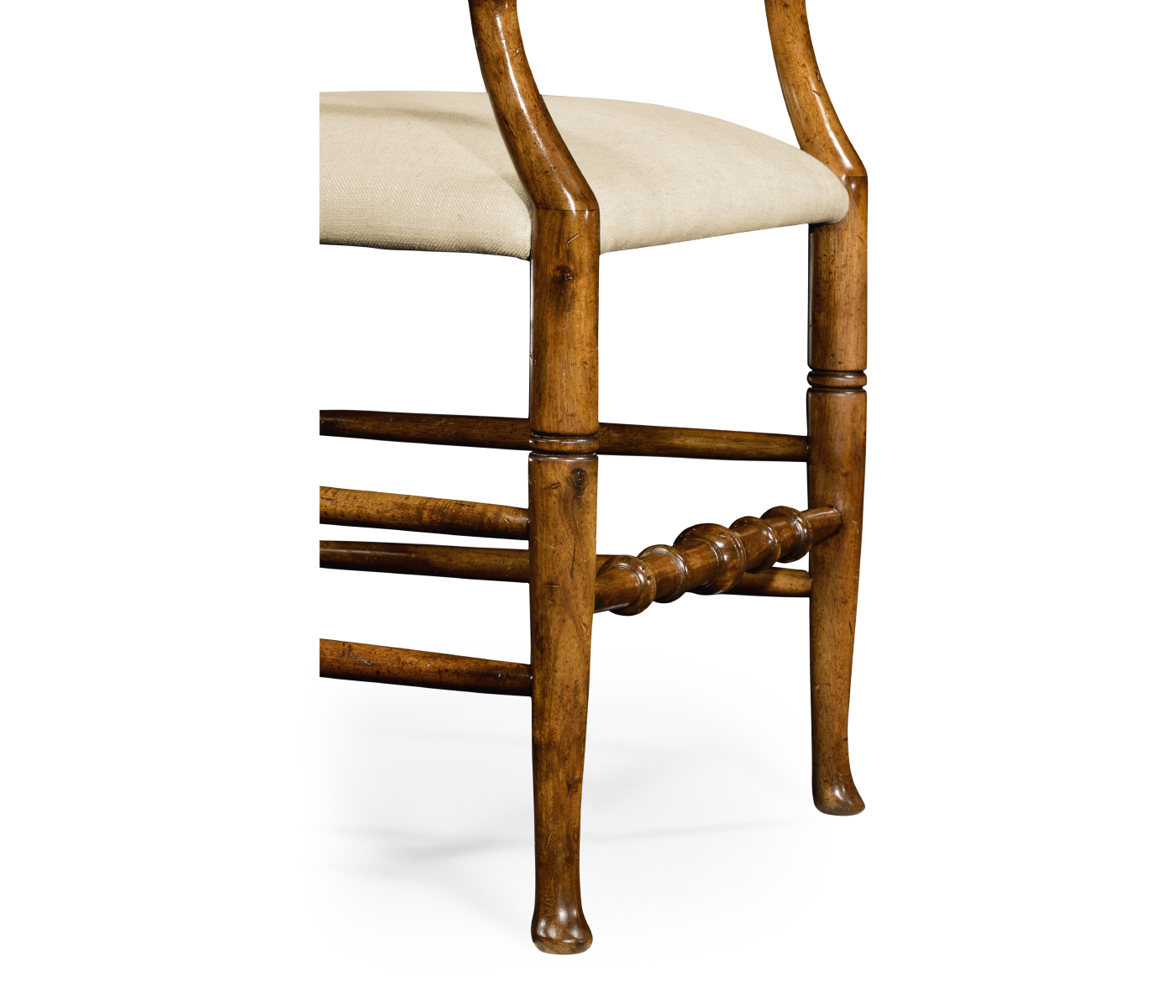 Casual Ladder Back Arm Chair