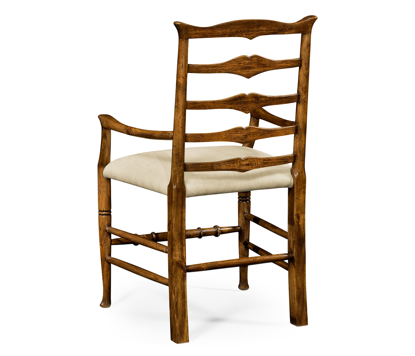 Casual Ladder Back Arm Chair
