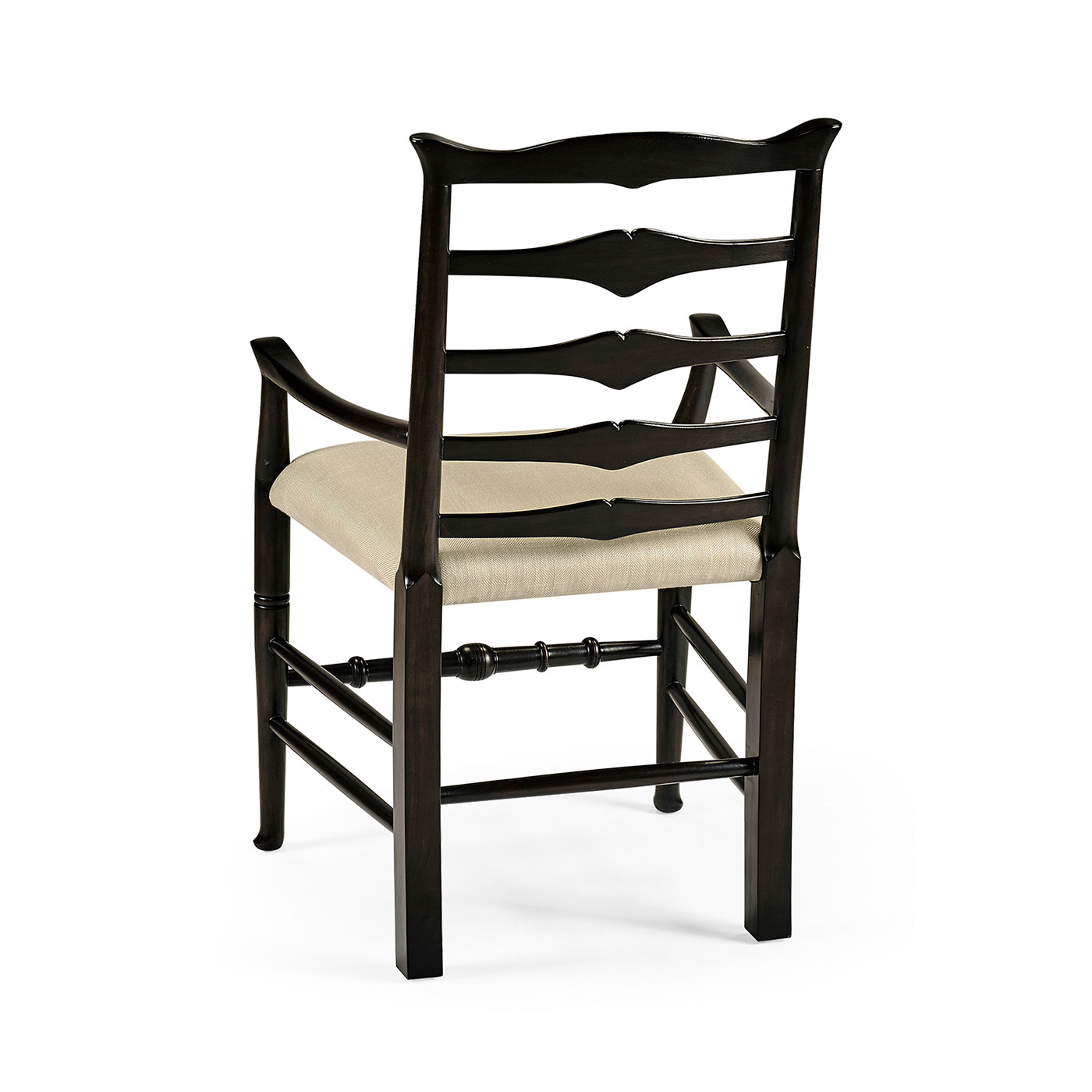 Casual Ladder Back Arm Chair