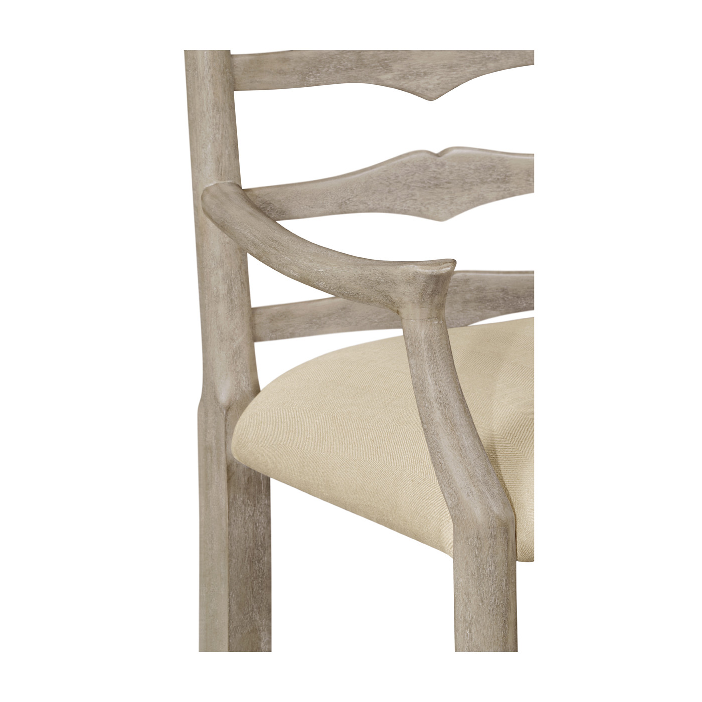 Casual Ladder Back Arm Chair