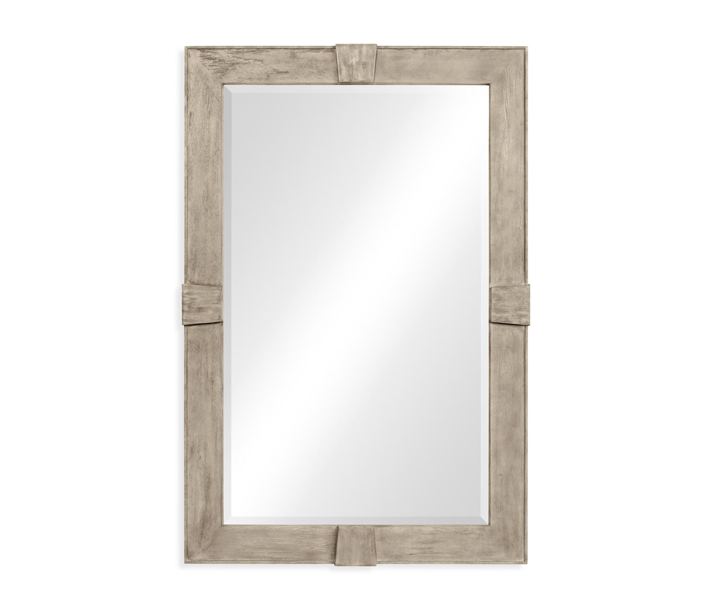 Rustic Grey Rectangular Mirror