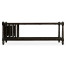 Dark Ale Rectangular Coffee Table with Magazine Rack