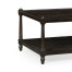 Dark Ale Rectangular Coffee Table with Magazine Rack