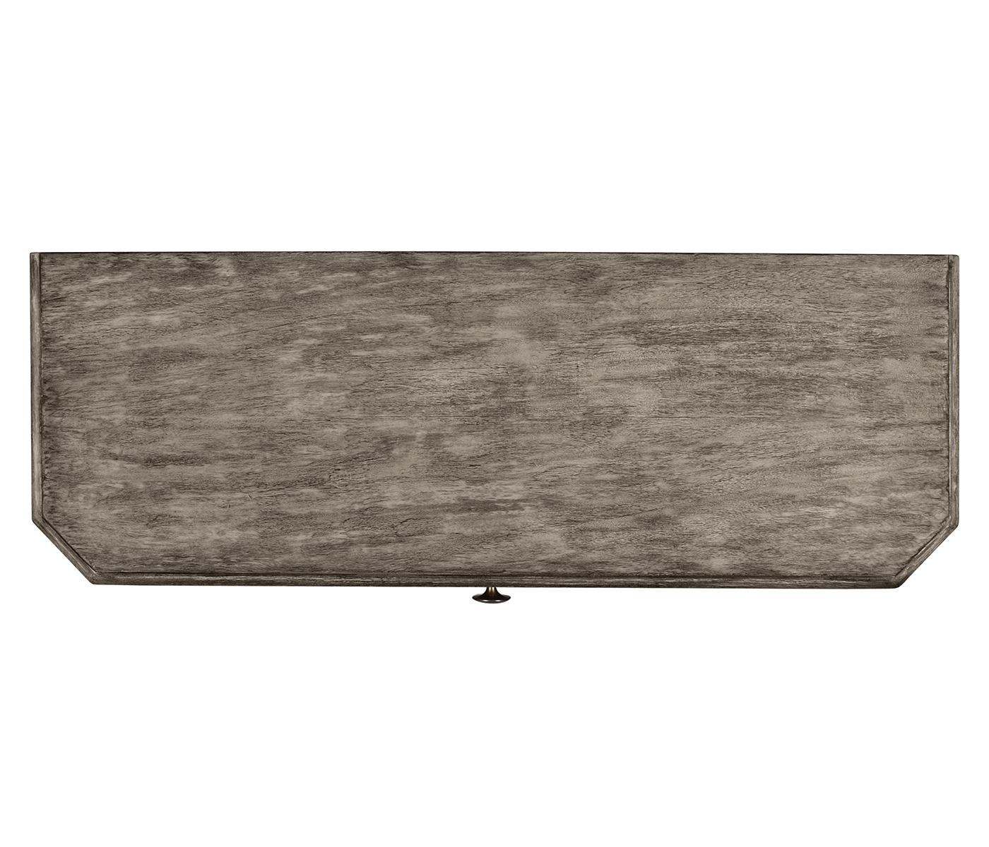 Antique Dark Grey Small Console Table with Drawer