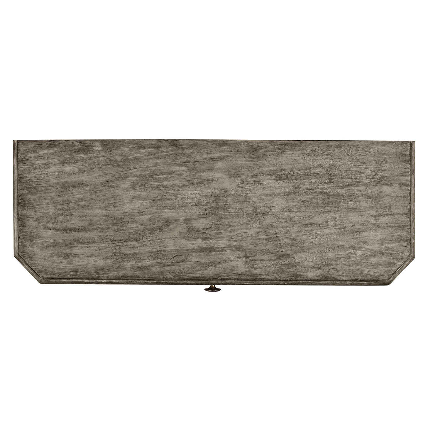 Antique Dark Grey Small Console Table with Drawer