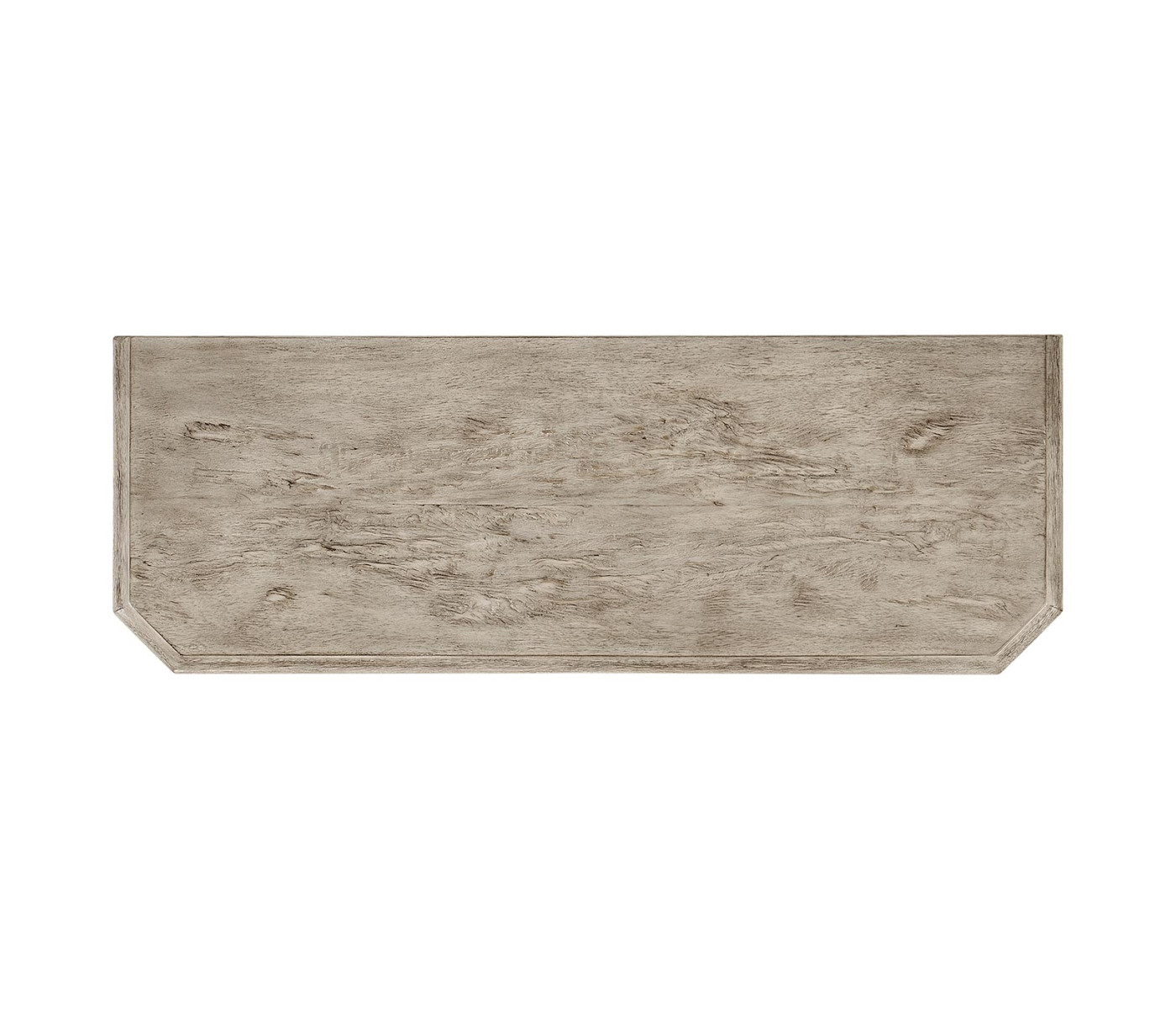 Rustic Grey Small Console Table with Drawer