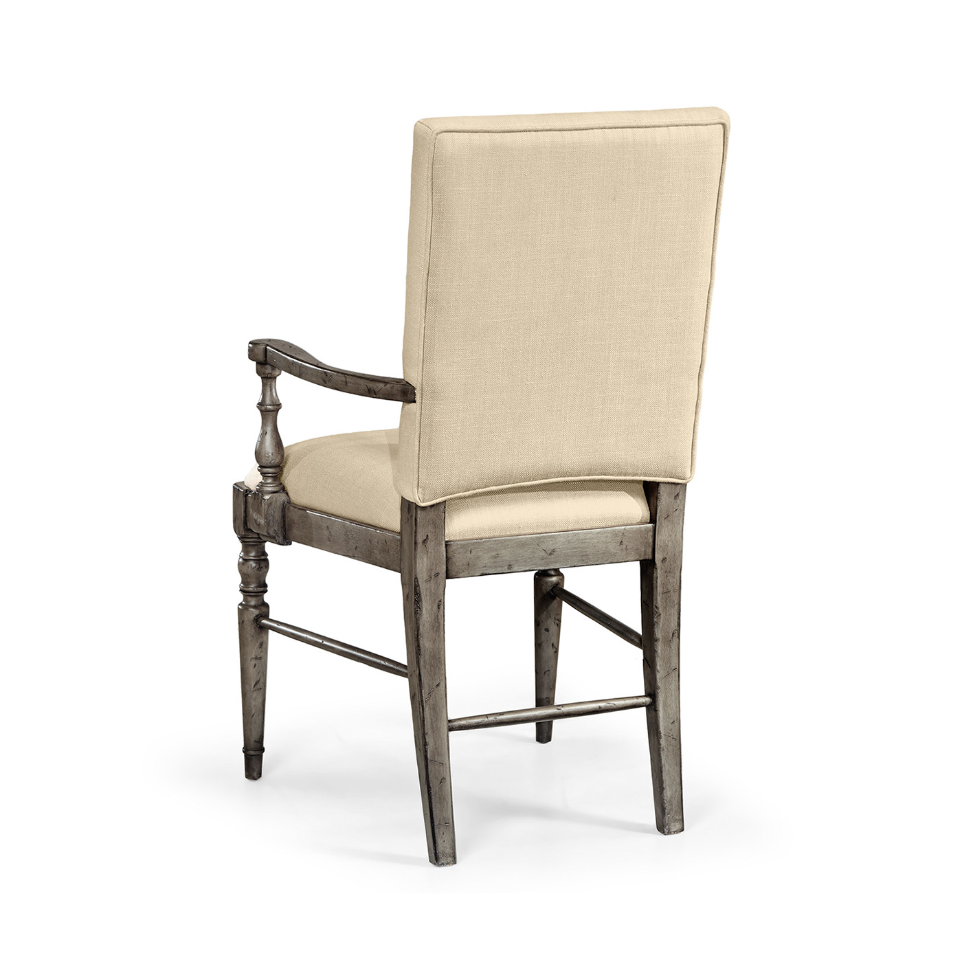 Casual Upholstered Dining Arm Chair