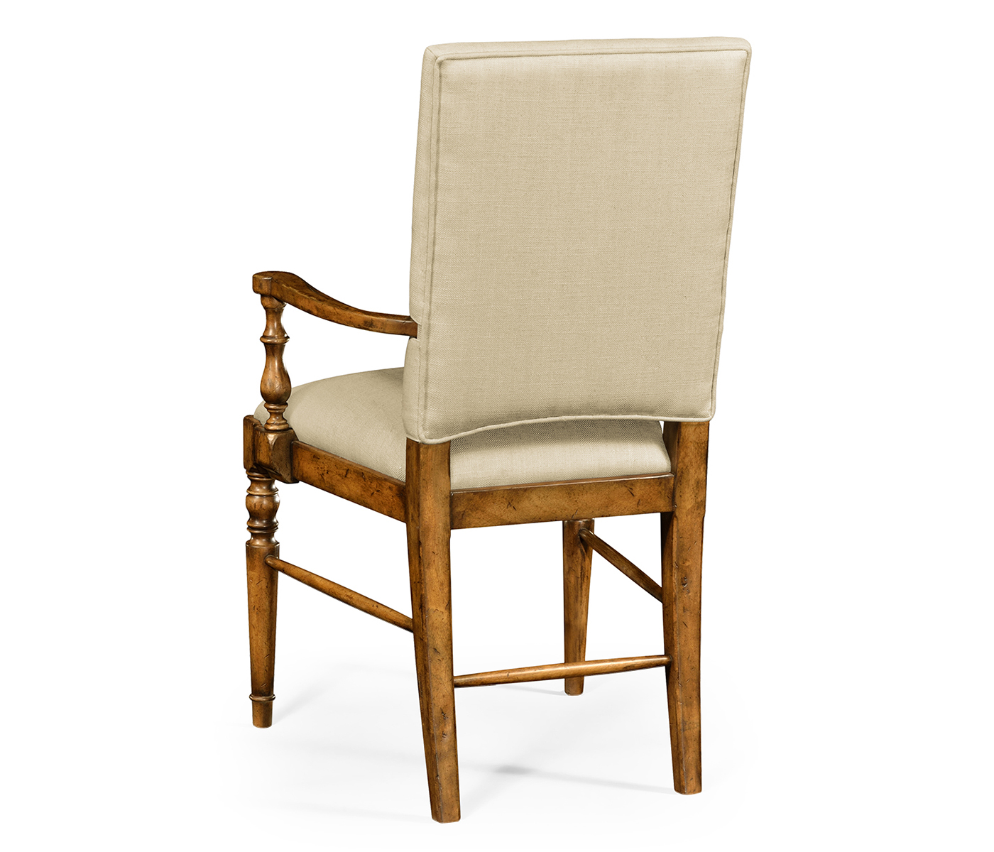 Casual Upholstered Dining Arm Chair