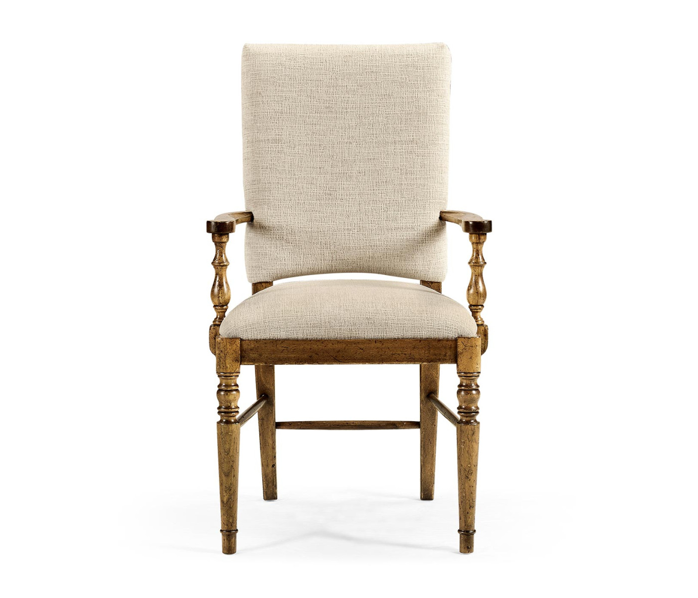 Casual Upholstered Dining Arm Chair