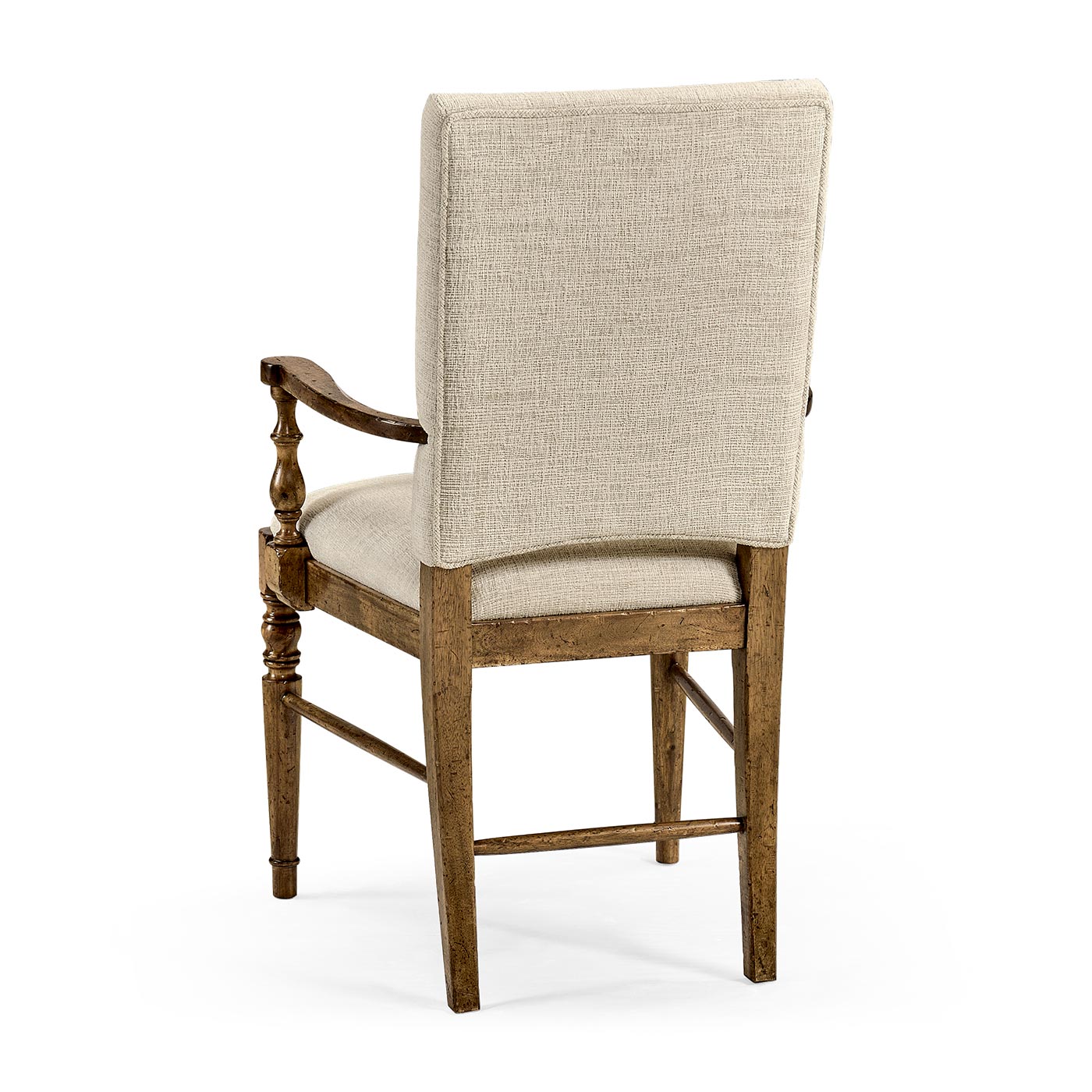 Casual Upholstered Dining Arm Chair