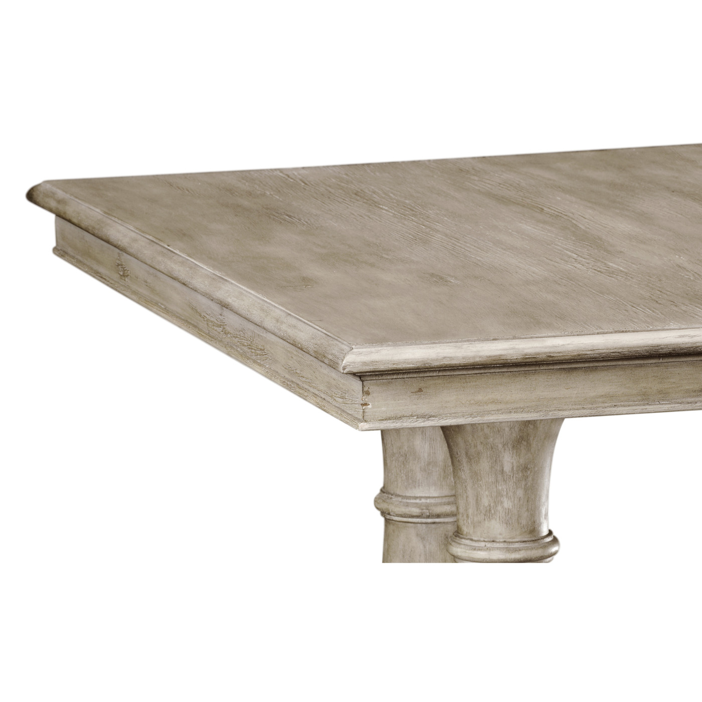Rustic Grey Rectangular Extending Dining Table 71