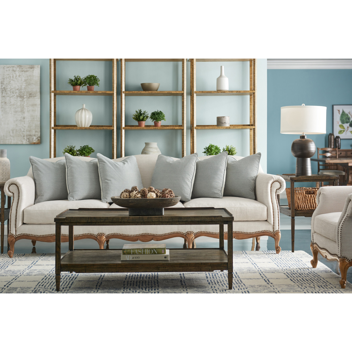 Casual Square Lamp Table