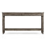 Console Table with Drawers in Antique Dark Grey