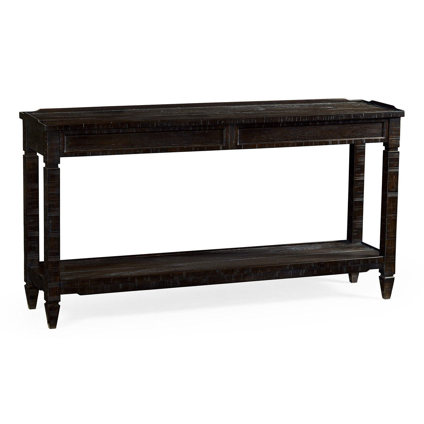 Dark Ale Console Table with Drawers