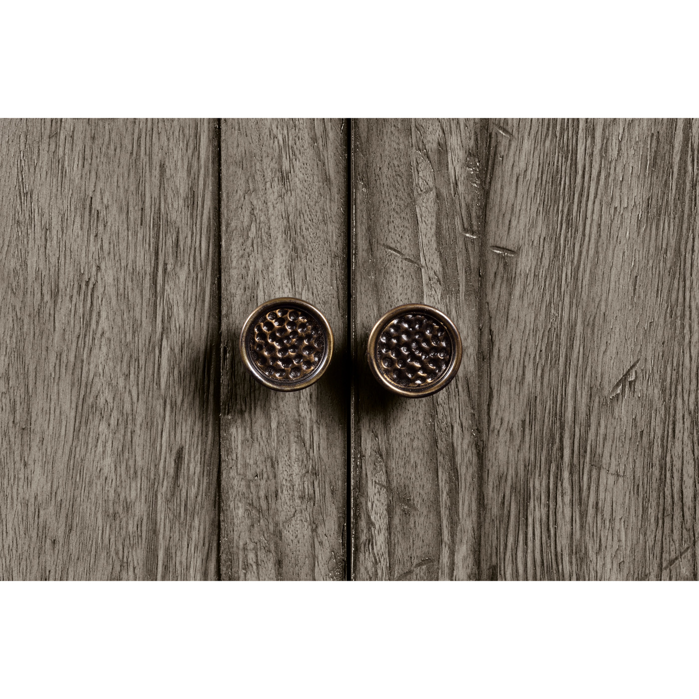 Casual Dark Grey Four Door Sideboard