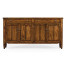 Casual Walnut Four Door Sideboard