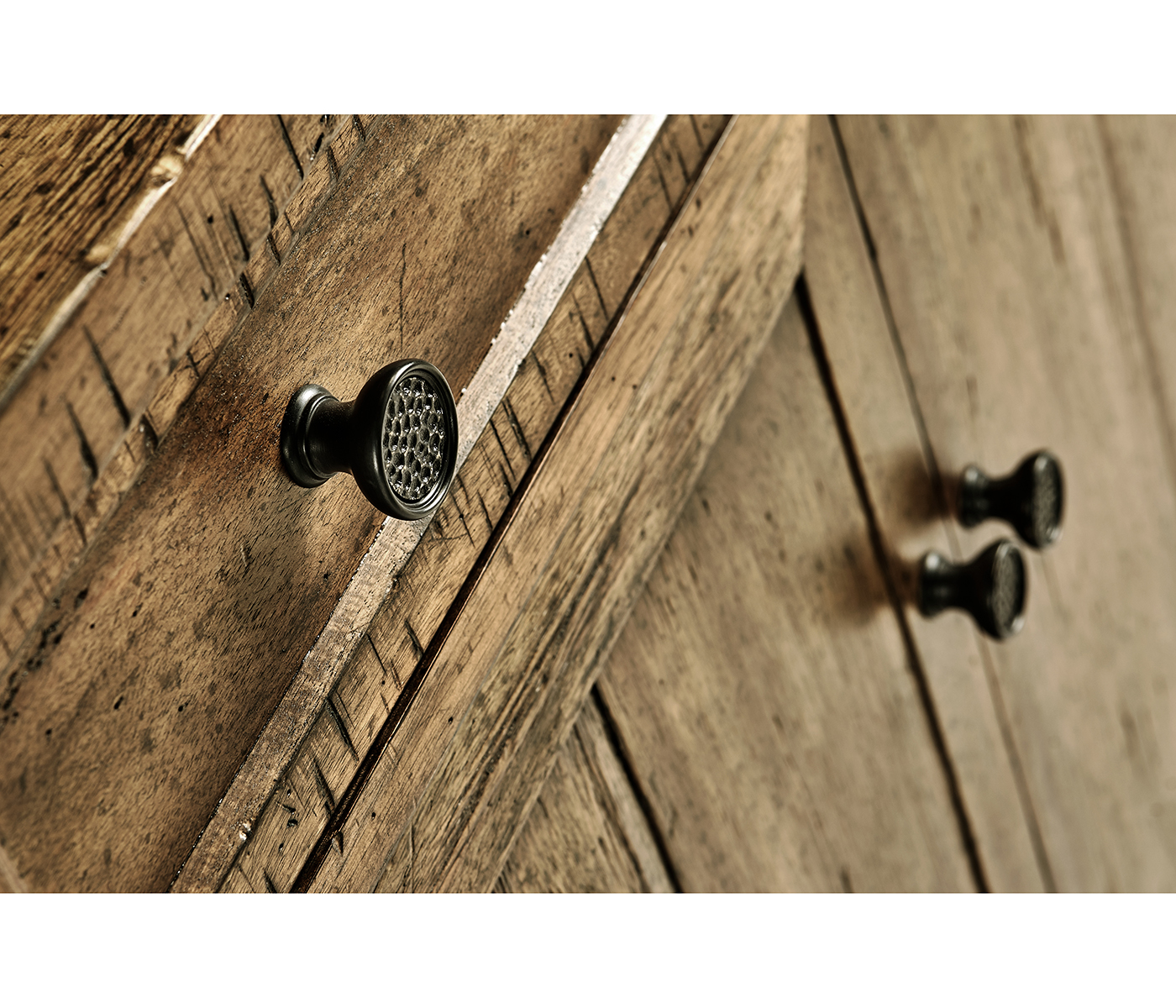 Casual Medium Driftwood Four Door Sideboard