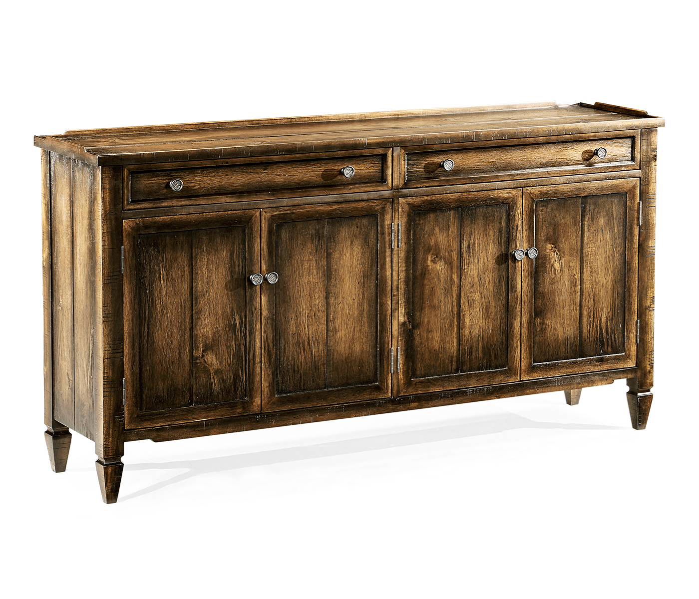 Casual Golden Ale Four Door Sideboard