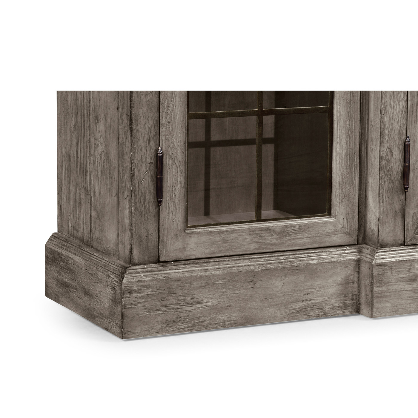 Casual Four Door China Display Cabinet