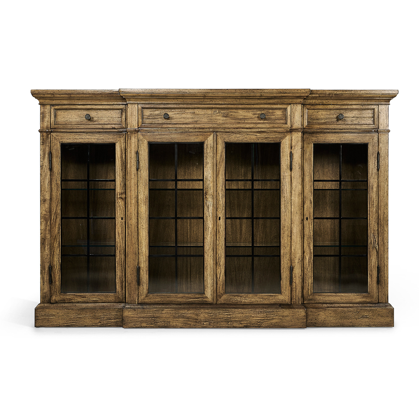 Casual Four Door China Display Cabinet