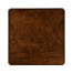 Square side table in antique mahogany