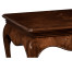 Square side table in antique mahogany