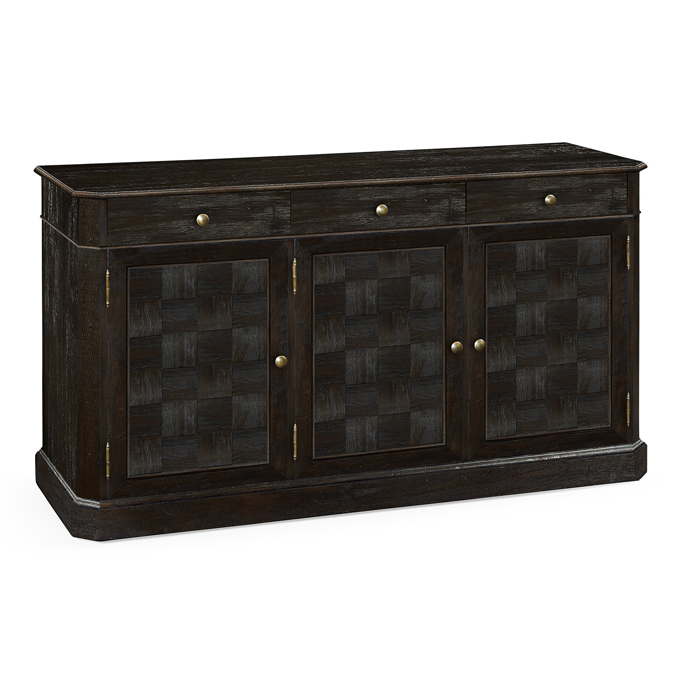 Dark Ale Three Door Sideboard 65