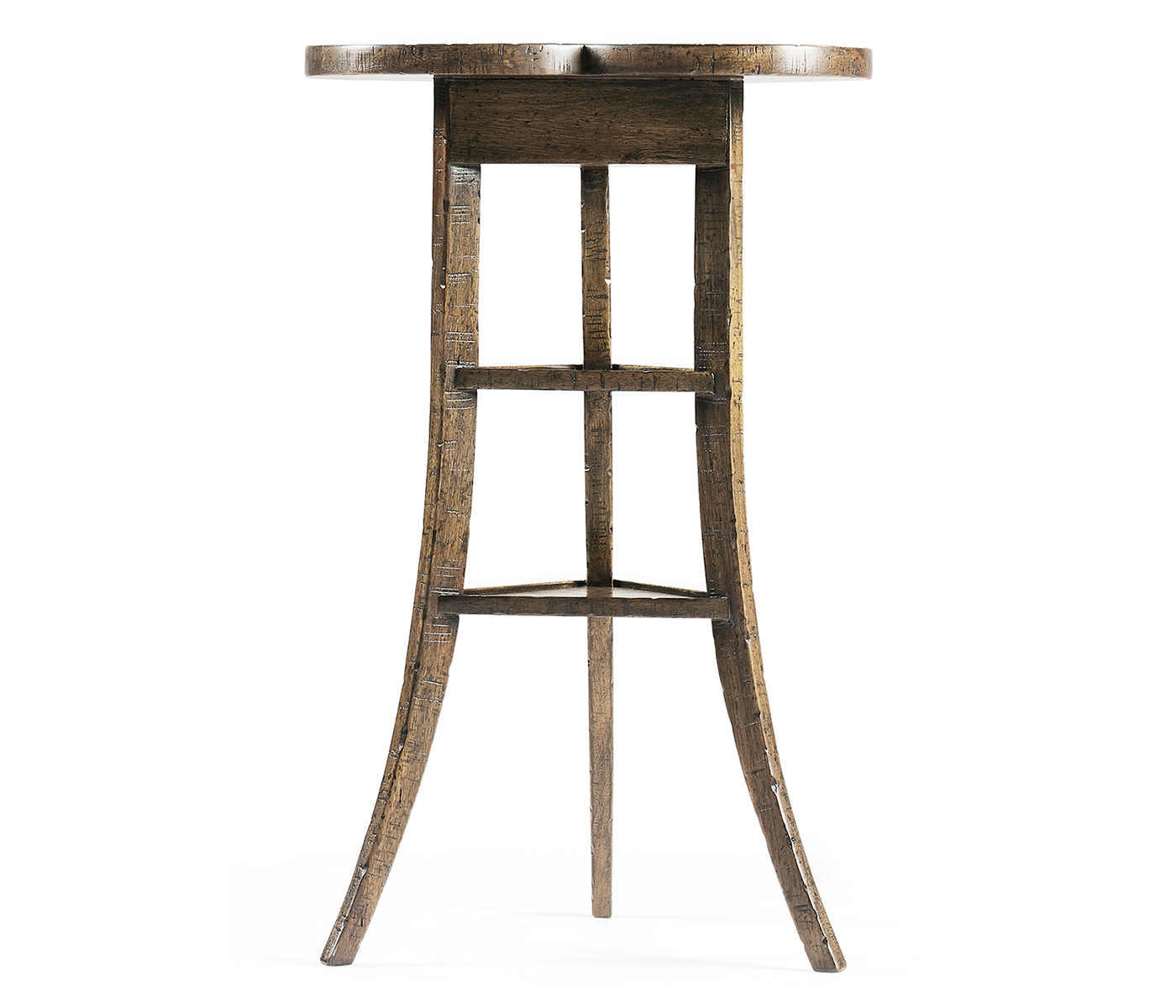 Trefoil Side Table in Medium Driftwood