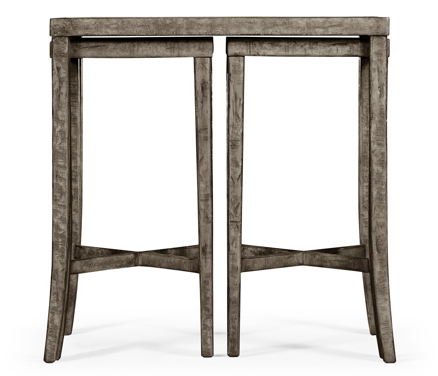 Nesting Cocktail Tables in Antique Dark Grey