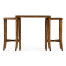 Nesting Cocktail Tables in Country Walnut