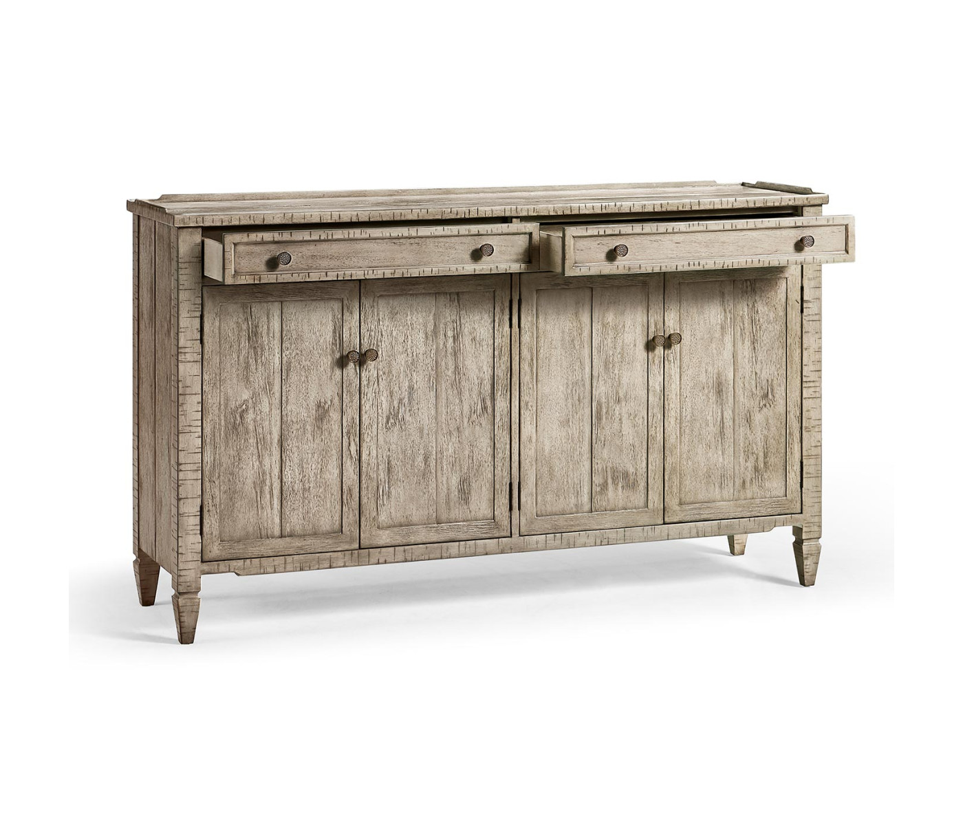 Four-Door Sideboard in Rustic Grey