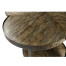 Quatrefoil Lamp Table in Dark Driftwood