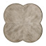 Quatrefoil Lamp Table in Rustic Grey