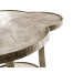 Quatrefoil Lamp Table in Rustic Grey
