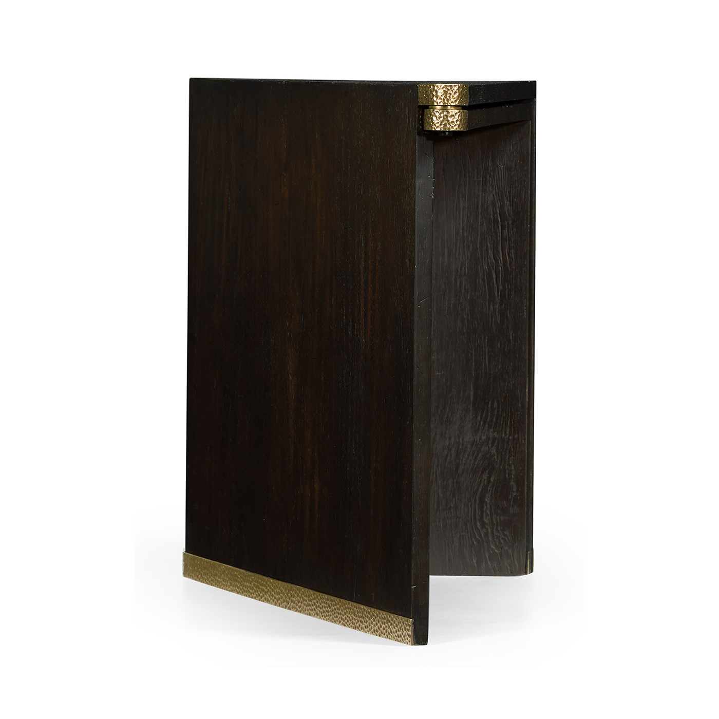 Dark Ale Semicircular Retracting Side Table