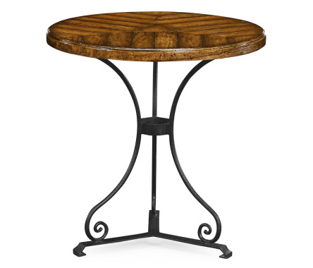 Country Walnut Style Parquet Table
