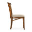 Casual Slat Upholstered Side Chair