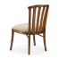 Casual Slat Upholstered Side Chair