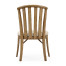 Casual Slat Upholstered Side Chair