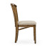 Casual Slat Upholstered Side Chair