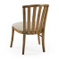 Casual Slat Upholstered Side Chair