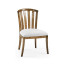 Casual Slat Upholstered Side Chair