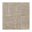 Rustic Grey Parquet Square Lamp Table with Contrast Inlay