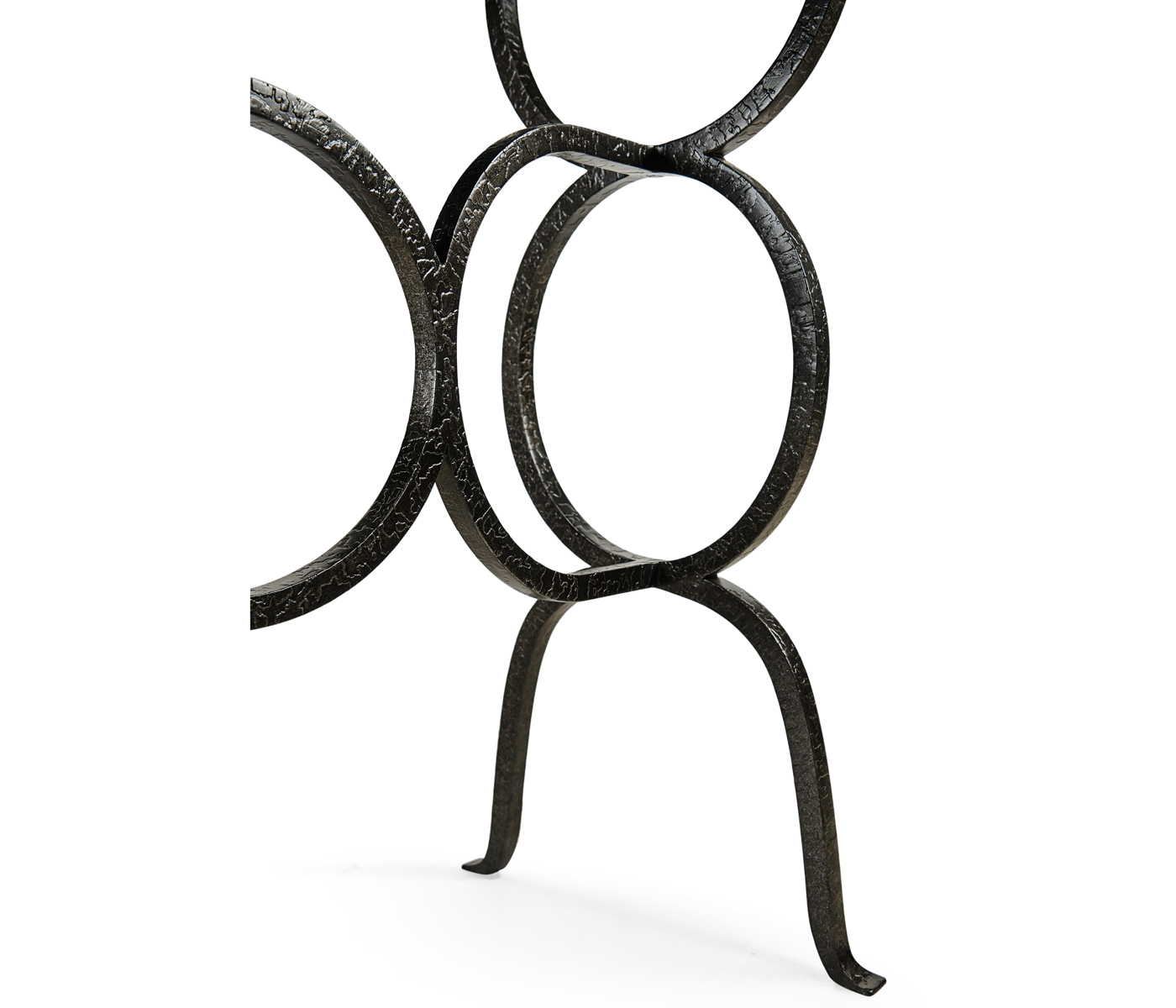 Casual Console Table with Iron Base