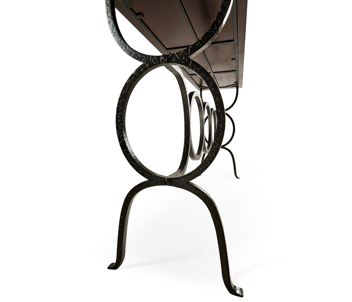 Casual Console Table with Iron Base